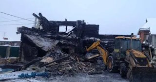 Демонтаж сгоревших зданий в Сосногорске | Сварной-Сно - снос после пожара от 1058 рублей